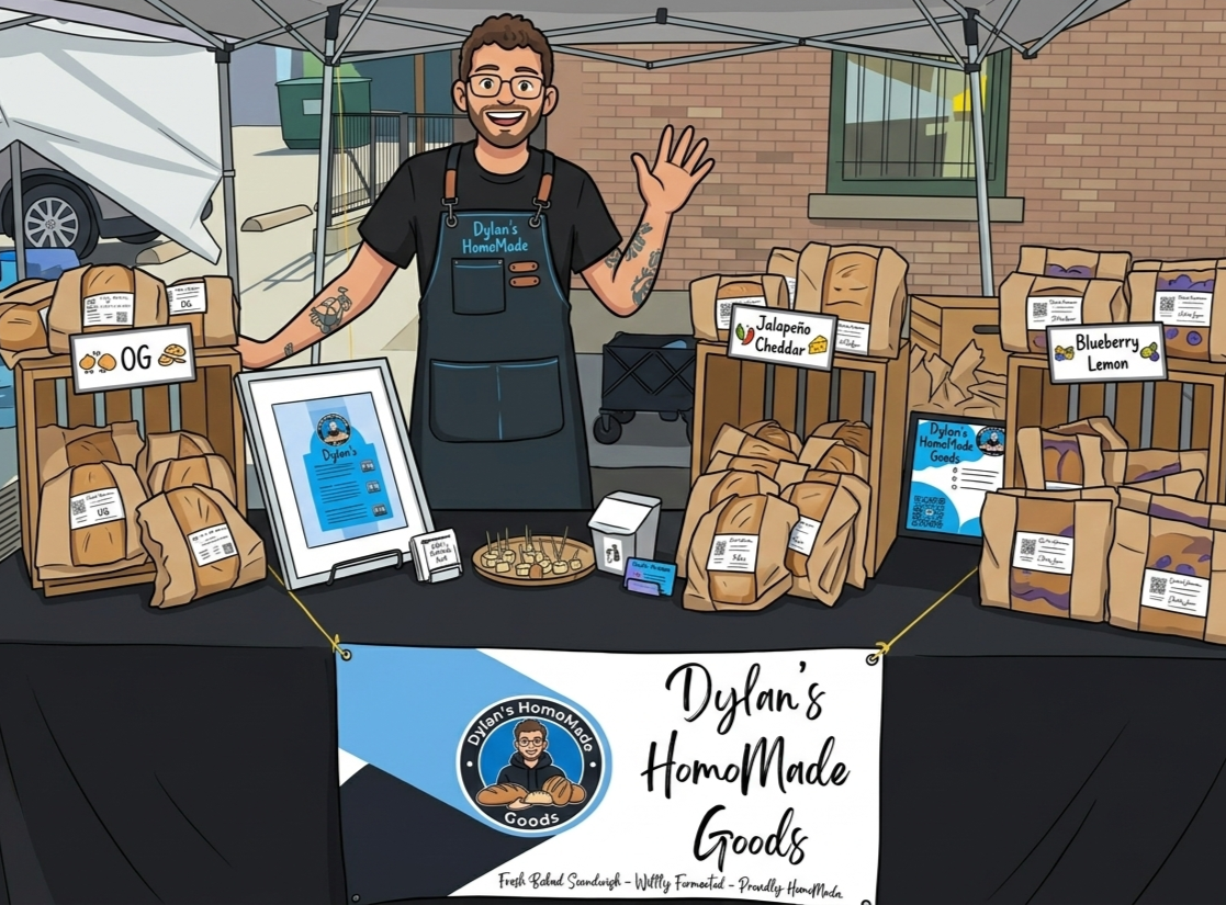 Dylan's HomoMade Goods Banner